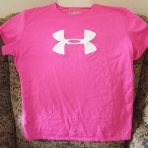Under armor pink shirt